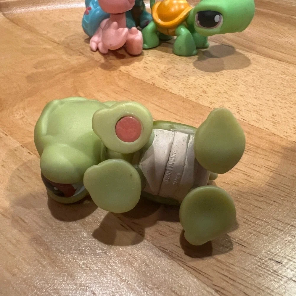 Littlest Pet Shop Reptile Lot Turtle Gecko Salamander Snail LPS Hasbro 5pc